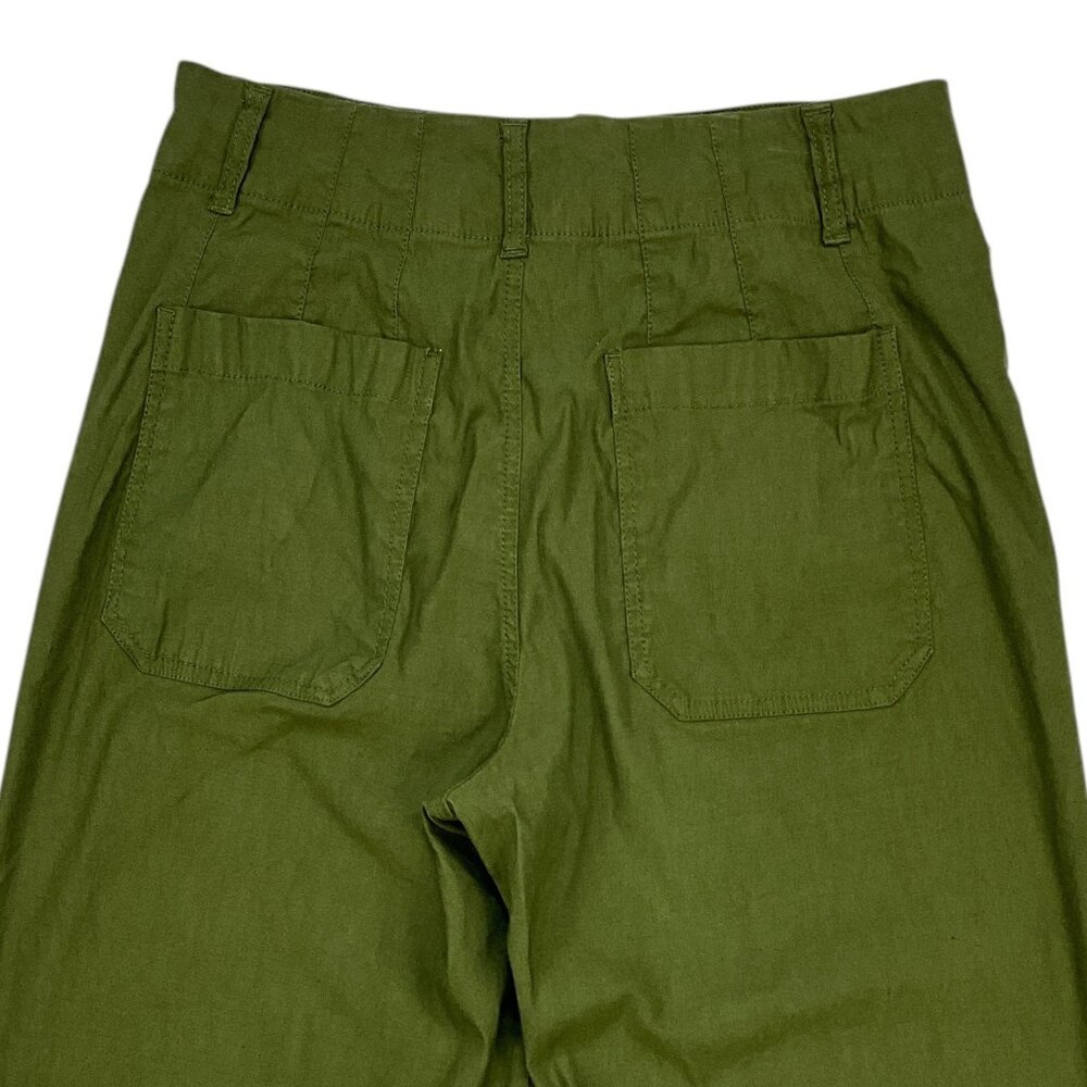Maeve Colette Olive Green Wide-Leg Pants - Picture 9 of 13